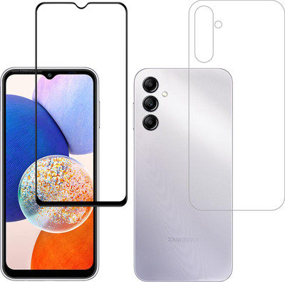 Vatsin Front and Back Tempered Glass for Samsung Galaxy A05s(Pack of 2)