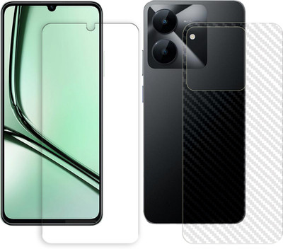 ARBAN Front and Back Tempered Glass for Realme Note 60x 4G Tempered Glass Screen Protector | Anti-Scratch | Edge to Edge Full Coverage | 9H Hardness (1 FRONT TEMPERED GLASS AND 1 BACK CARBON FIBER SKIN)(Pack of 2) ARBAN Front and Back Tempered Glass for Realme Note 60x 4G Tempered Glass Screen Protector | Anti-Scratch | Edge to Edge Full Coverage | 9H Hardness (1 FRONT TEMPERED GLASS AND 1 BACK CARBON FIBER SKIN)(Pack of 2)