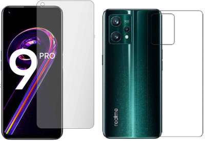 4 YARDS Front and Back Tempered Glass for realme 9 Pro 5G (Matte Finish)(Pack of 1)