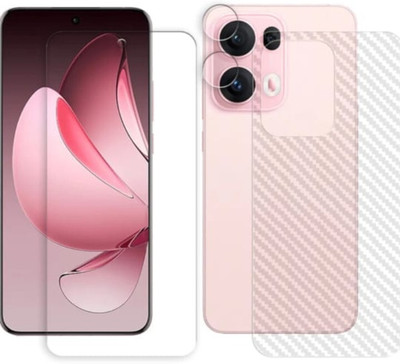 DOWRVIN Front and Back Tempered Glass for OPPO RENO 13 PRO 5G(Pack of 2)