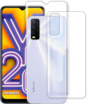 MUTAALI Front and Back Tempered Glass for Vivo Y20(Pack of 1)