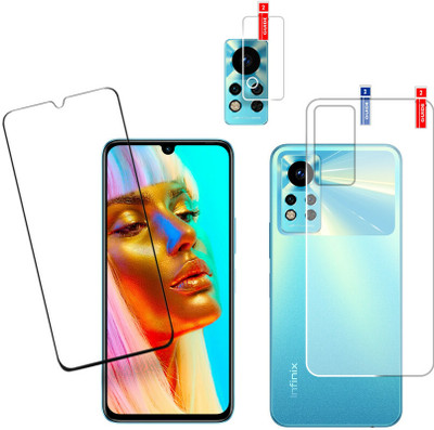 KANCHA Front and Back Tempered Glass for INFINIX NOTE 12I 2022(Pack of 3)