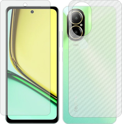 Fasheen Front and Back Tempered Glass for Realme 12 Lite(Pack of 2)