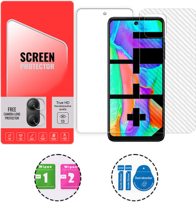 ARBAN Front and Back Tempered Glass for Infinix Hot 11 2022 4G (1 FREE CAMERA LENS) WITH FRONTBACK SCREEN PROTECTOR(Pack of 1)