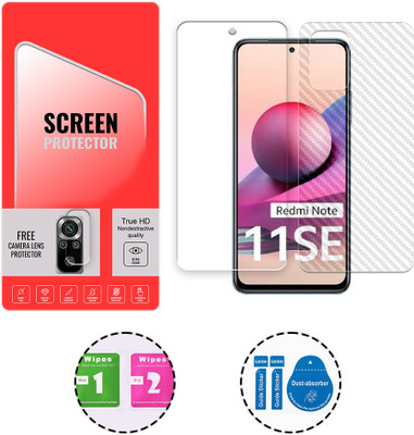 ARBAN Front and Back Tempered Glass for Xiaomi Redmi Note 11 SE 4G (1 FREE CAMERA LENS) WITH FRONTBACK SCREEN PROTECTOR(Pack of 1)