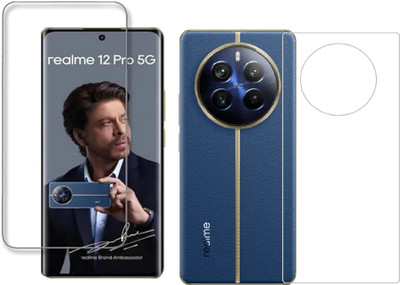 4 YARDS Front and Back Tempered Glass for Realme 12 pro 5G(Pack of 1)
