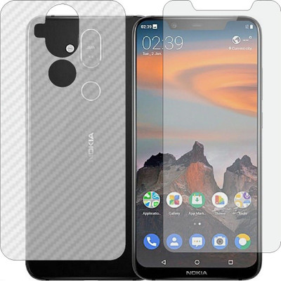MOBART Front and Back Tempered Glass for NOKIA X7(Pack of 2)