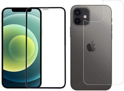 AV Front and Back Tempered Glass for Apple iPhone 12 / 12 Pro (Pack of 2)(Pack of 2)