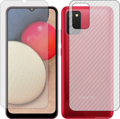 Fasheen Front and Back Tempered Glass for SAMSUNG A02S(Pack of 2)