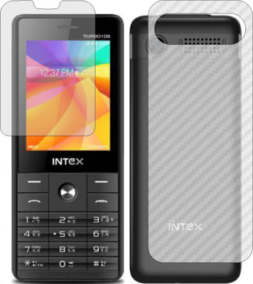 Fasheen Front and Back Tempered Glass for INTEX TURBO 108(Pack of 2)
