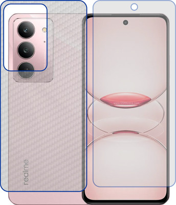 Fasheen Front and Back Tempered Glass for Realme C75 X(Pack of 2)