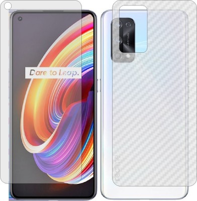 MOBART Front and Back Tempered Glass for REALME X7 PRO(Pack of 2)