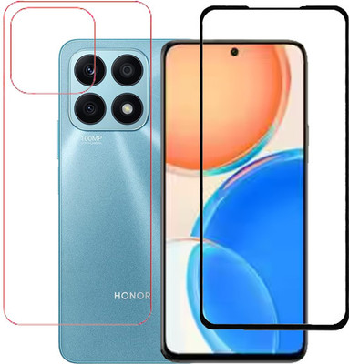 HOBBYTRONICS Front and Back Tempered Glass for Honor X8a, HONOR X8A(Pack of 1)