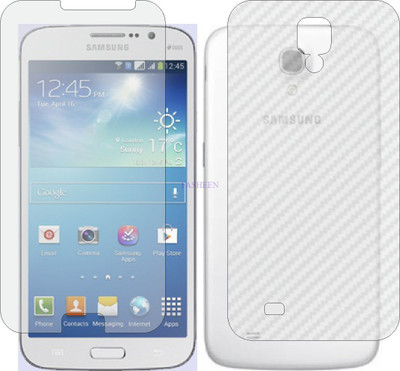 Fasheen Front and Back Tempered Glass for SAMSUNG GALAXY MEGA 6.3 (Front Matte Finish & Back 3d Carbon Fiber)(Pack of 2)