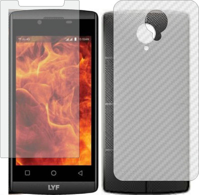 MOBART Front and Back Tempered Glass for LYF FLAME 7S(Pack of 2)