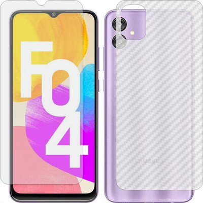 MOBART Front and Back Tempered Glass for SAMSUNG GALAXY F04(Pack of 2)