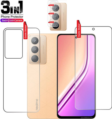 chakoor Front and Back Tempered Glass for Realme P3x 5G(Pack of 3)
