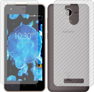 Fasheen Front and Back Tempered Glass for KARBONN K9 KAVACH 2(Pack of 2)