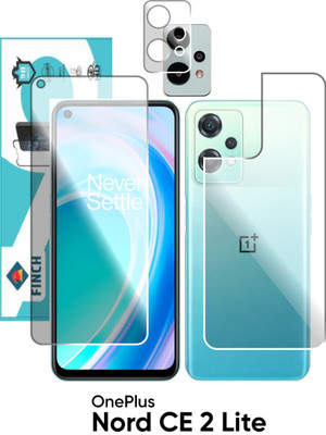 FINCH Front and Back Tempered Glass for ONEPLUS NORD CE 2 LITE 5G(Pack of 3)