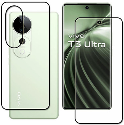 tombik Front and Back Tempered Glass for 55xa-Vivo T3 Ultra-fb uv(Pack of 2)