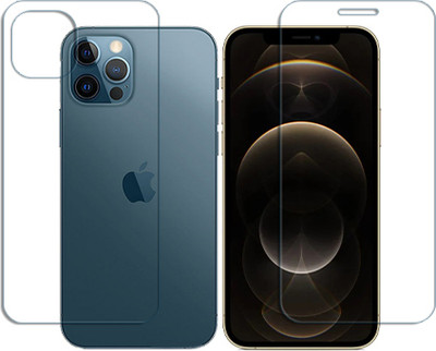 ARBAN Front and Back Tempered Glass for Apple iPhone 12 Pro FRONT BACK(Pack of 1)