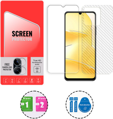 ARBAN Front and Back Tempered Glass for Realme Narzo N53 4G (1 FREE CAMERA LENS) WITH FRONTBACK SCREEN PROTECTOR(Pack of 1)