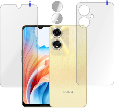 Cinzia Front and Back Tempered Glass for OPPO A59 5G(Pack of 3)