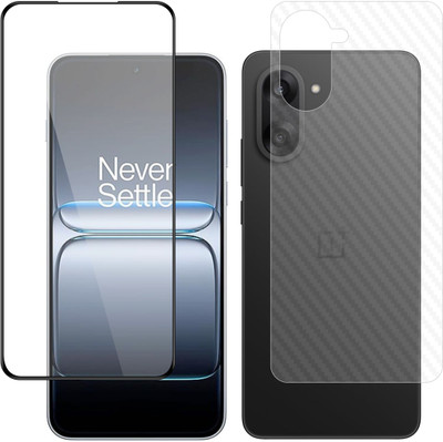 Vatsin Front and Back Tempered Glass for OnePlus Nord CE5, OnePlus Nord CE5 [Back Carbon Fiber](Pack of 2)
