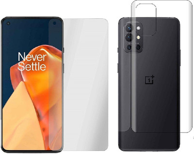 4 YARDS Front and Back Tempered Glass for Oneplus 9R (Matte Finish)(Pack of 1)