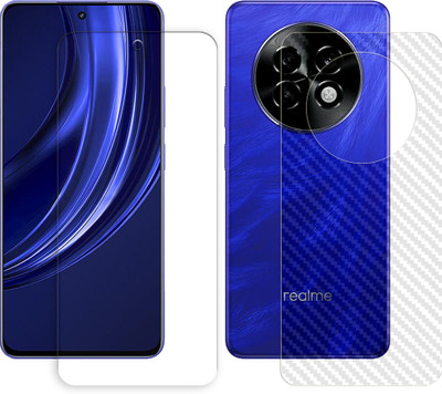 ARBAN Front and Back Tempered Glass for Realme P1 Speed 5G Tempered Glass Screen Protector | Anti-Scratch | Edge to Edge Full Coverage | 9H Hardness (1 FRONT TEMPERED GLASS + 1 BACK CARBON FIBER SKIN)(Pack of 2) ARBAN Front and Back Tempered Glass for Realme P1 Speed 5G Tempered Glass Screen Protector | Anti-Scratch | Edge to Edge Full Coverage | 9H Hardness (1 FRONT TEMPERED GLASS + 1 BACK CARBON FIBER SKIN)(Pack of 2)