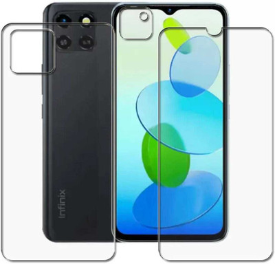 DOWRVIN Front and Back Tempered Glass for INFINIX SMART 6 HD(Pack of 2)