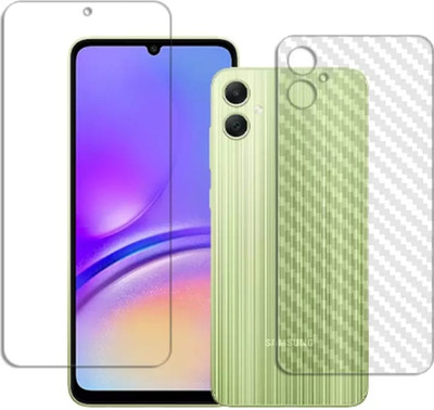 DOWRVIN Front and Back Tempered Glass for SAMSUNG GALAXY A05 FRONT AND BACK TEMPERED GLASS(Pack of 2)