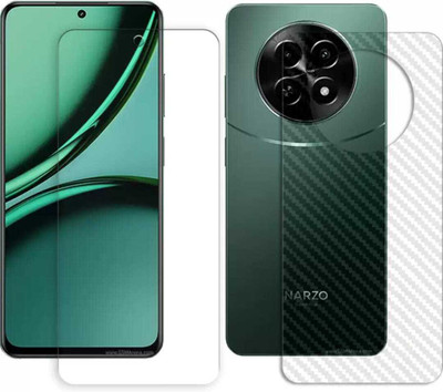DB Front and Back Tempered Glass for REALME C63 5G ( THIS IS 9H GLASS )(Pack of 3)