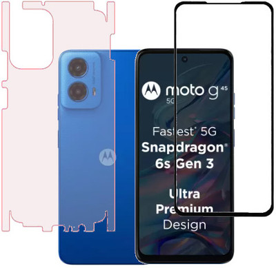 AARERED Front and Back Tempered Glass for MOTO G45, MOTOROLA G45 5G, motorola g45 5g, moto g45(Pack of 1)