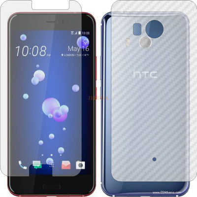 TELTREK Front and Back Tempered Glass for HTC U11(Pack of 2)