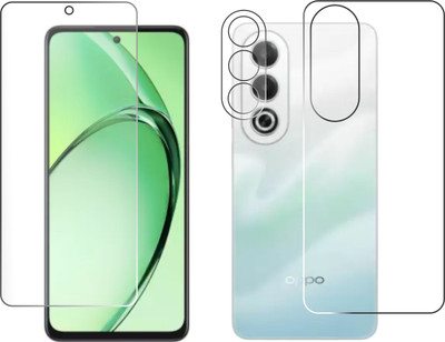 chakoor Front and Back Tempered Glass for oppo k12x 5g(Pack of 3)