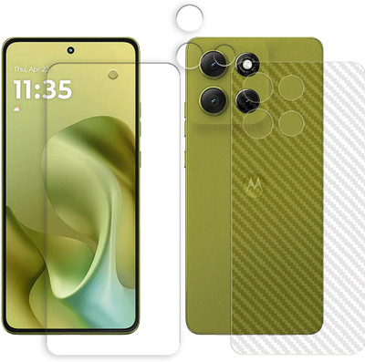 MUTAALI Front and Back Tempered Glass for Moto G86 5G(Pack of 1)