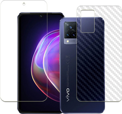 SOMTONE Front and Back Tempered Glass for vivo V21s FRONT BACK(Pack of 1)