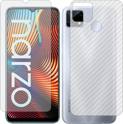 MOBART Front and Back Tempered Glass for OPPO RMX2193 REALME NARZO 20(Pack of 2)
