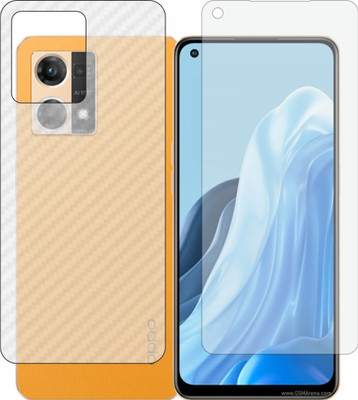 MOBART Front and Back Tempered Glass for OPPO F21S Pro(Pack of 2)