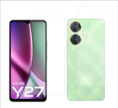 Ten To 11 Front and Back Tempered Glass for ViVO Y27(Pack of 2)