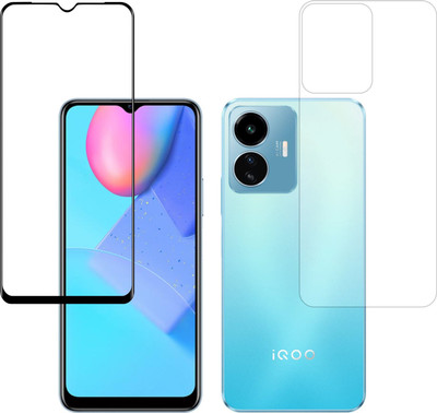 Vatsin Front and Back Tempered Glass for iQOO Z6 Lite 5G(Pack of 2)