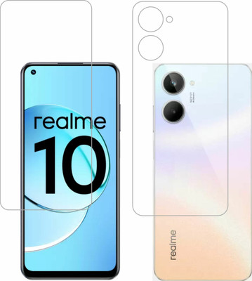 Ten To 11 Front and Back Tempered Glass for Realme 10(Pack of 2)