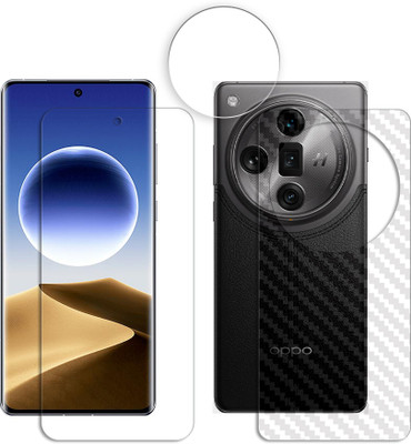 20SKY Front and Back Tempered Glass for Oppo Find X7 Ultra 5G FRONTBACK AND CAMERA LENS SCREEN GUARD(Pack of 1)