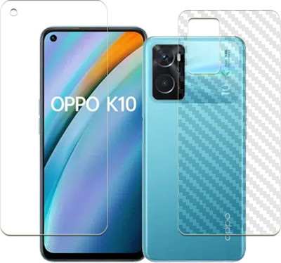 ARBAN Front and Back Tempered Glass for Oppo K10 FRONT BACK(Pack of 1)