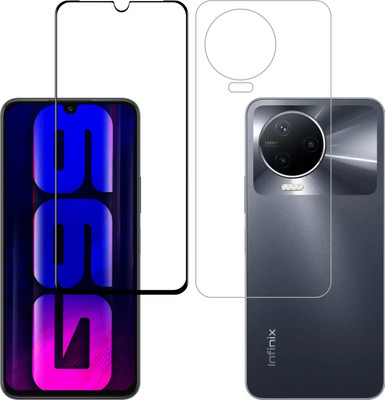 Vatsin Front and Back Tempered Glass for Infinix Note 12 Pro(Pack of 2)