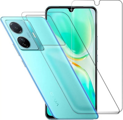 DOWRVIN Front and Back Tempered Glass for Vivo S15e(Pack of 2)