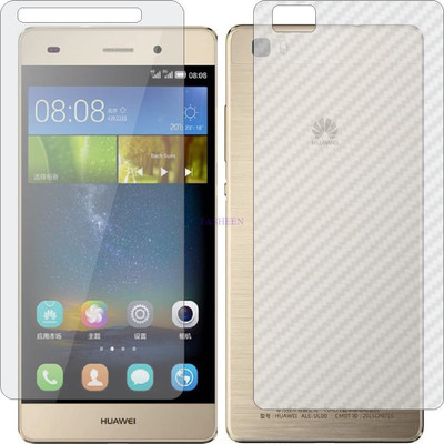 Fasheen Front and Back Tempered Glass for HUAWEI HONOR P8 LITE 2015 (Front Matte Finish & Back 3d Carbon Fiber)(Pack of 2)