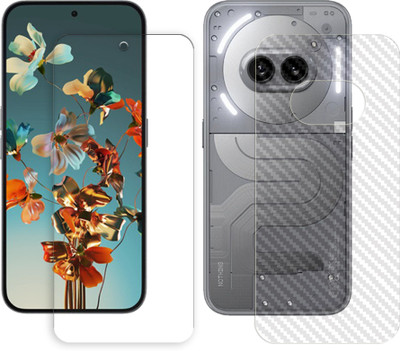 MUTAALI Front and Back Tempered Glass for Phone (2a) Plus(Pack of 1)