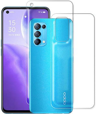 MUTAALI Front and Back Tempered Glass for Oppo Reno5 5G(Pack of 1)